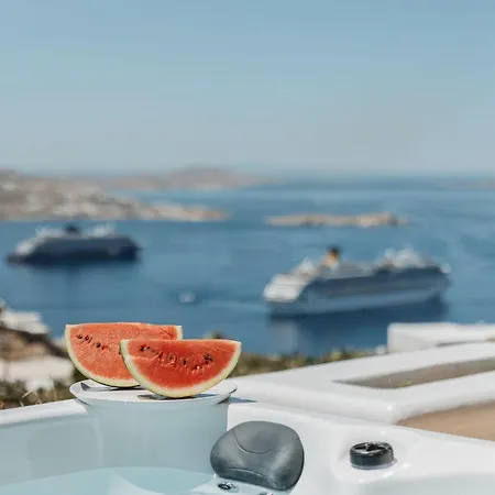 ヴィラ Theon - Exclusive Luxury Sea View House! Mykonos Town